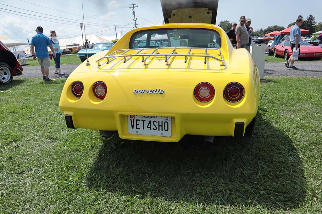 Corvette Vanity Plates at Carlisle 2024