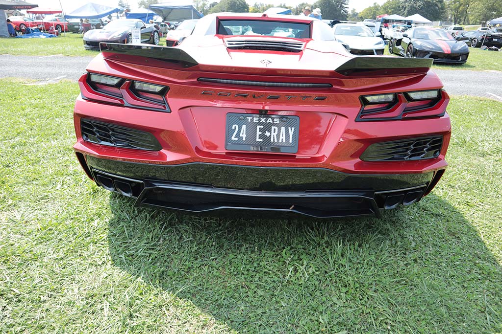 Corvette Vanity Plates at Carlisle 2024