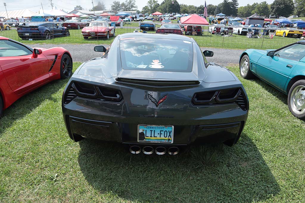 Corvette Vanity Plates at Carlisle 2024