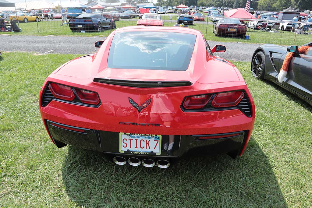 Corvette Vanity Plates at Carlisle 2024