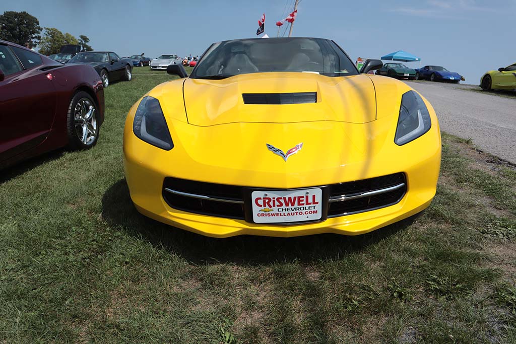 Corvette Vanity Plates at Carlisle 2024