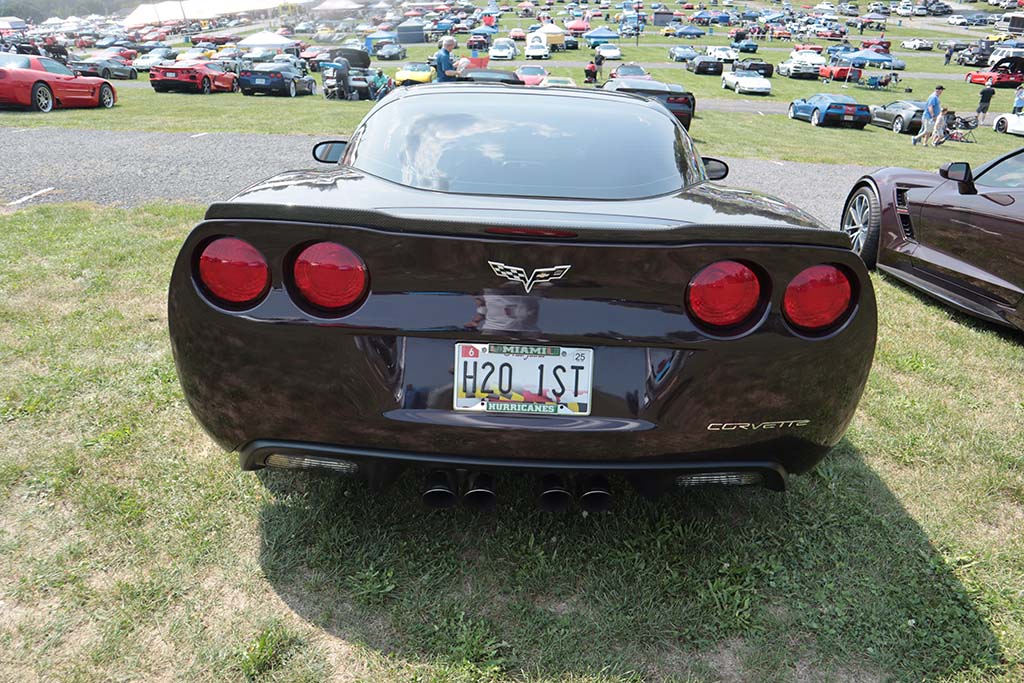 Corvette Vanity Plates at Carlisle 2024