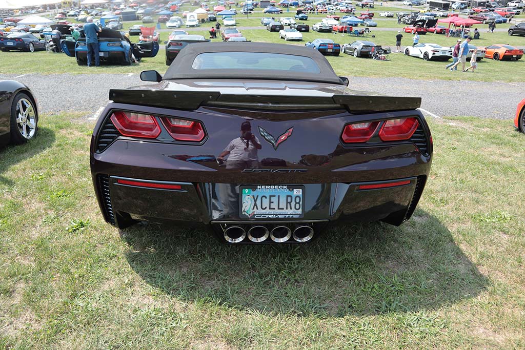 Corvette Vanity Plates at Carlisle 2024