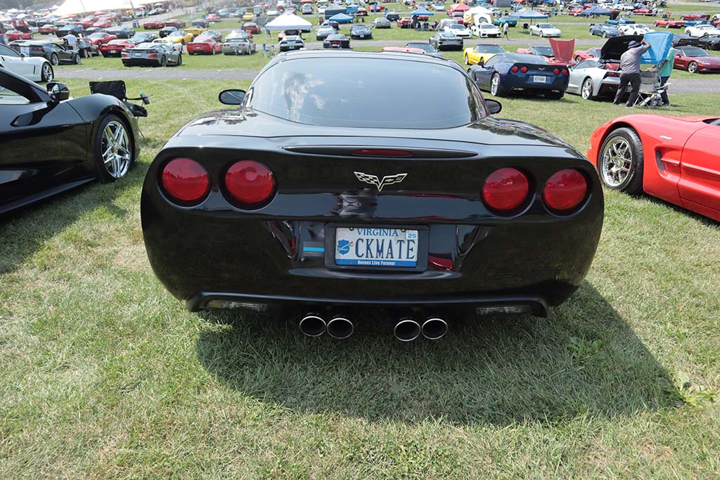 Corvette Vanity Plates at Carlisle 2024
