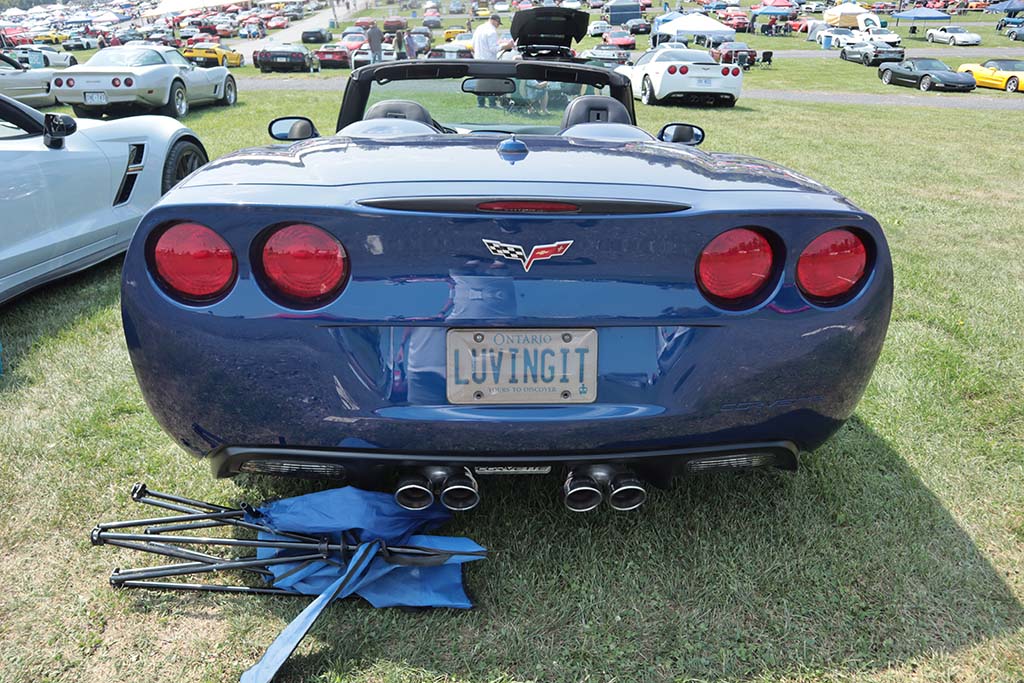 Corvette Vanity Plates at Carlisle 2024