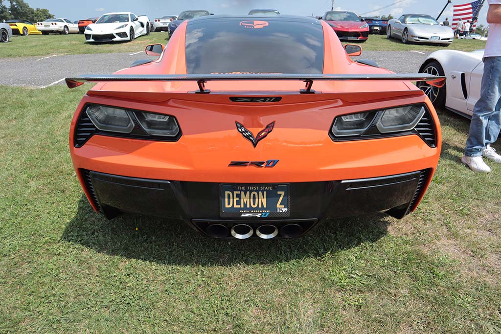 Corvette Vanity Plates at Carlisle 2024