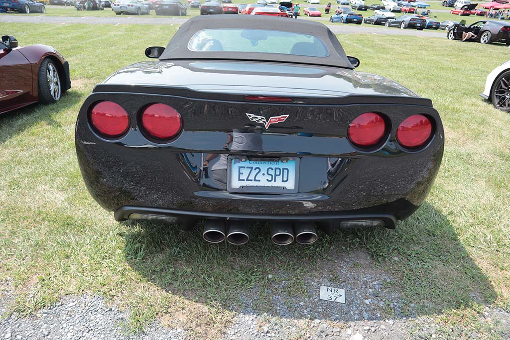 Corvette Vanity Plates at Carlisle 2024