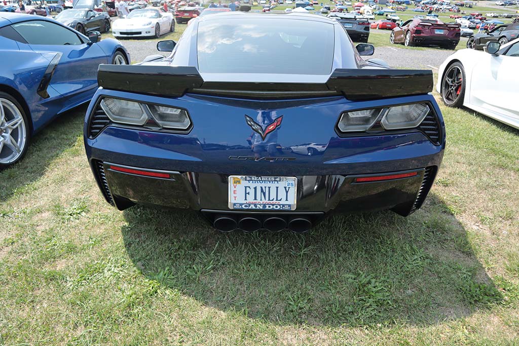 Corvette Vanity Plates at Carlisle 2024