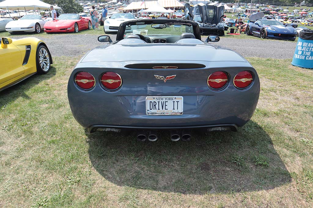 Corvette Vanity Plates at Carlisle 2024
