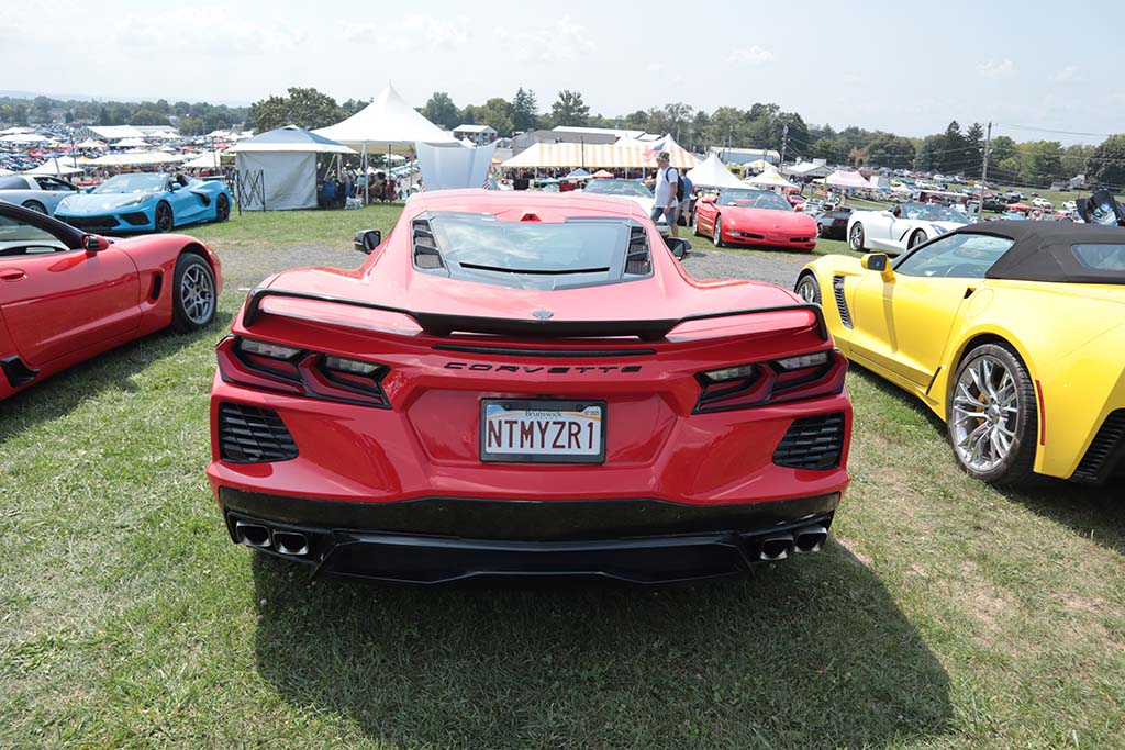 Corvette Vanity Plates at Carlisle 2024