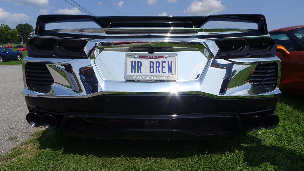 Corvette Vanity Plates at Carlisle 2024