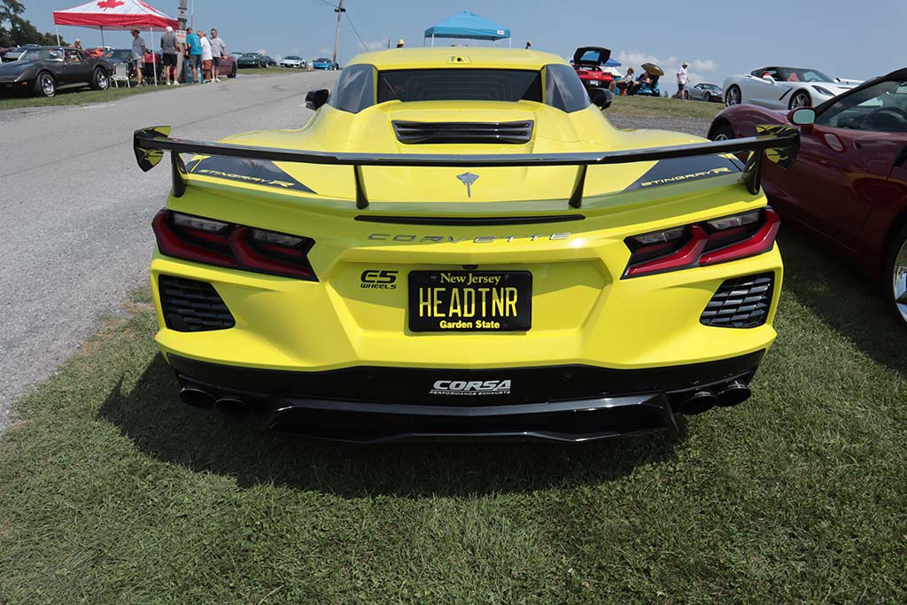 Corvette Vanity Plates at Carlisle 2024