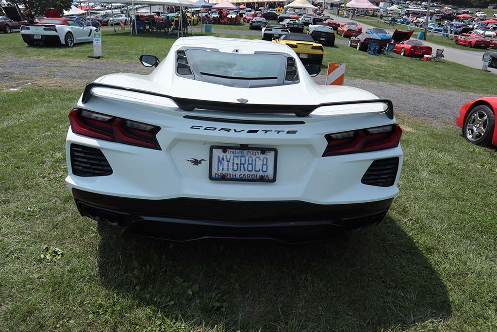 Corvette Vanity Plates at Carlisle 2024