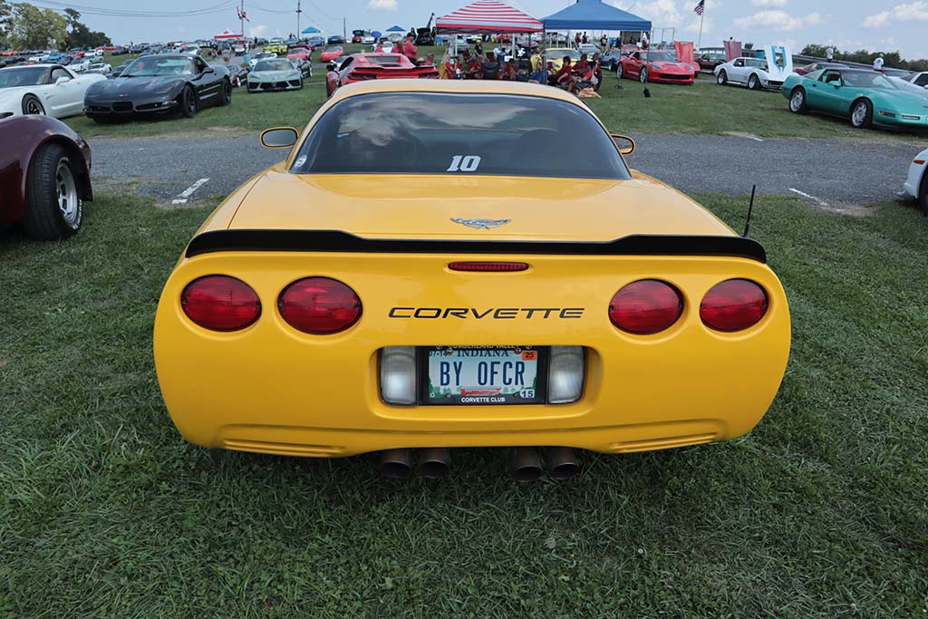 Corvette Vanity Plates at Carlisle 2024