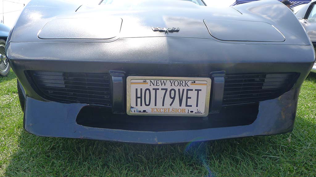 Corvette Vanity Plates at Carlisle 2024