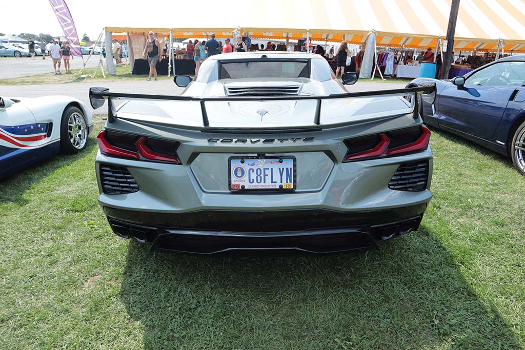 Corvette Vanity Plates at Carlisle 2024