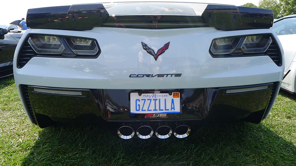 Corvette Vanity Plates at Carlisle 2024