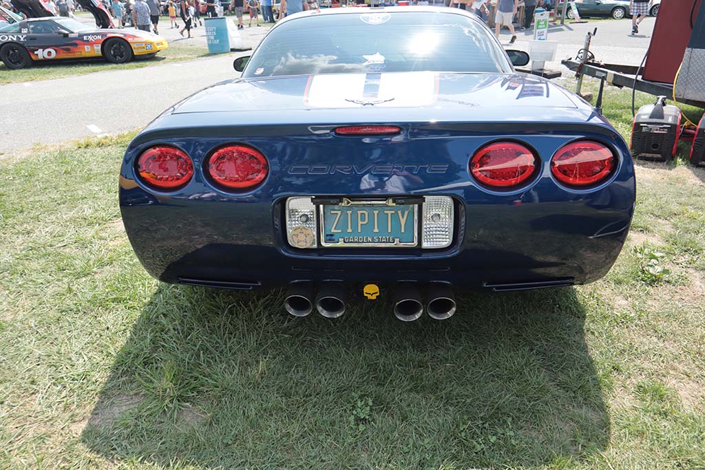 Corvette Vanity Plates at Carlisle 2024