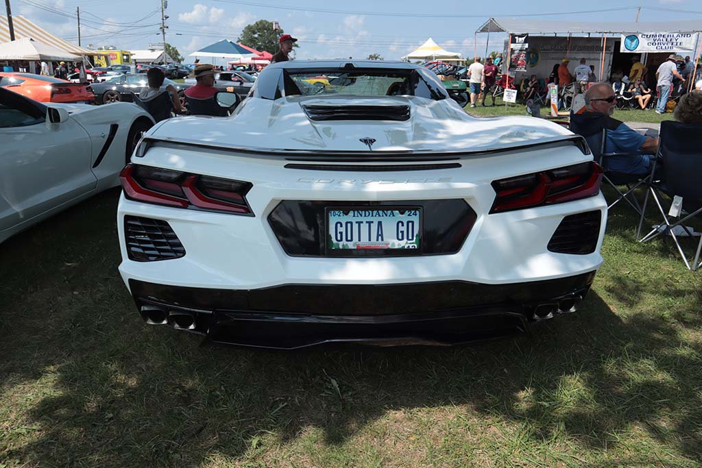 Corvette Vanity Plates at Carlisle 2024