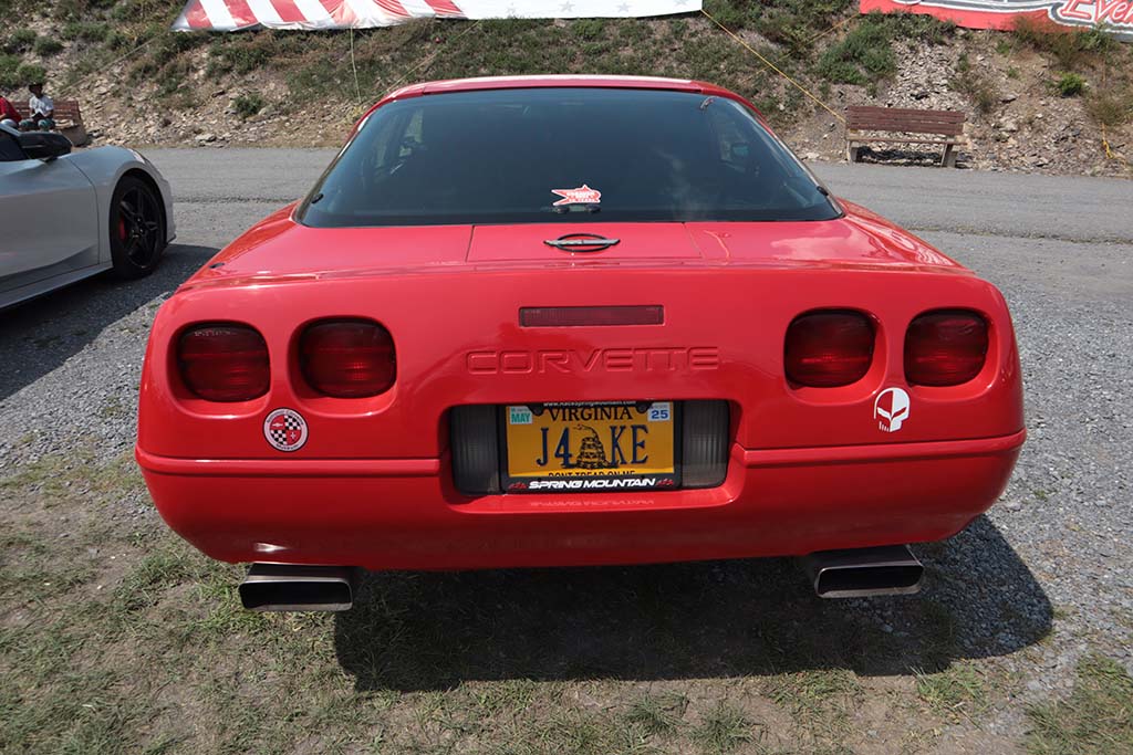 Corvette Vanity Plates at Carlisle 2024