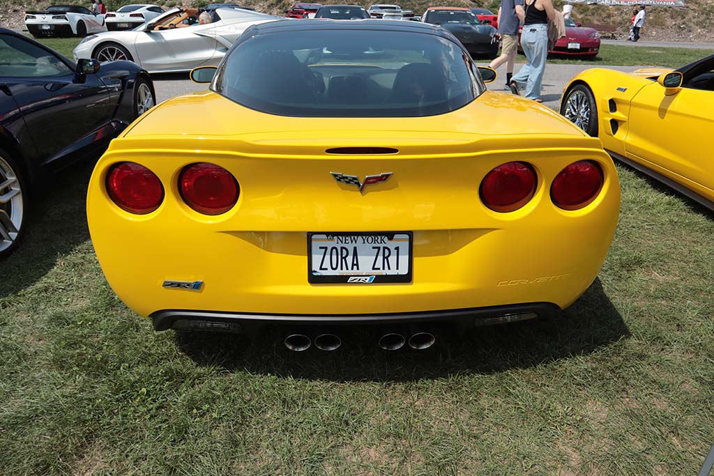 Corvette Vanity Plates at Carlisle 2024