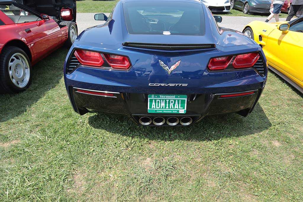 Corvette Vanity Plates at Carlisle 2024