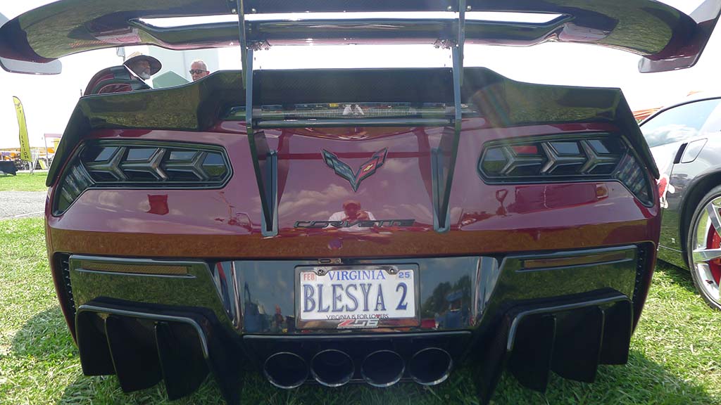 Corvette Vanity Plates at Carlisle 2024