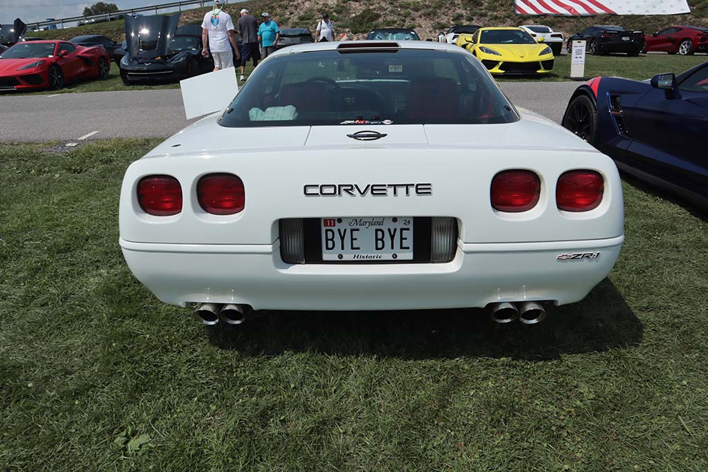 Corvette Vanity Plates at Carlisle 2024