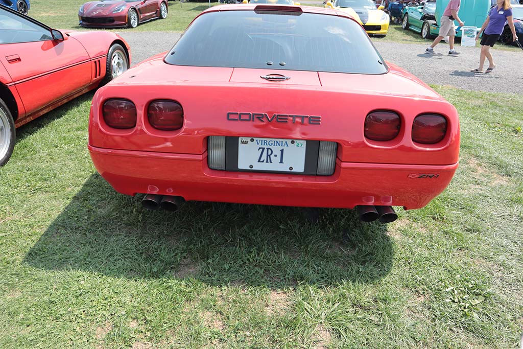 Corvette Vanity Plates at Carlisle 2024