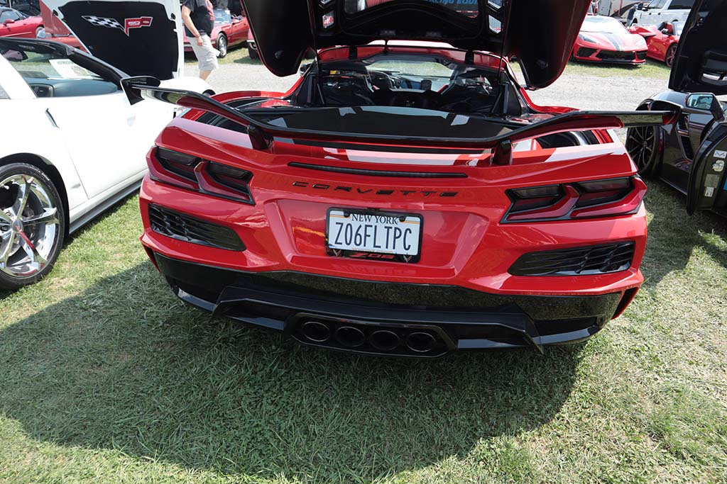 Corvette Vanity Plates at Carlisle 2024