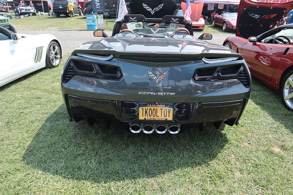 Corvette Vanity Plates at Carlisle 2024