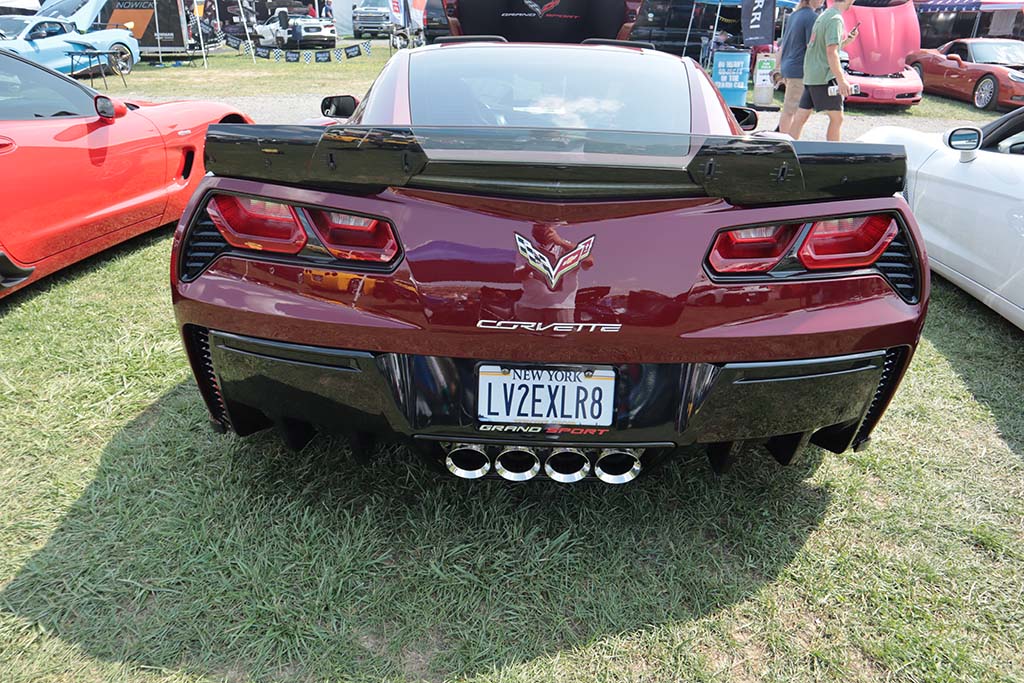 Corvette Vanity Plates at Carlisle 2024