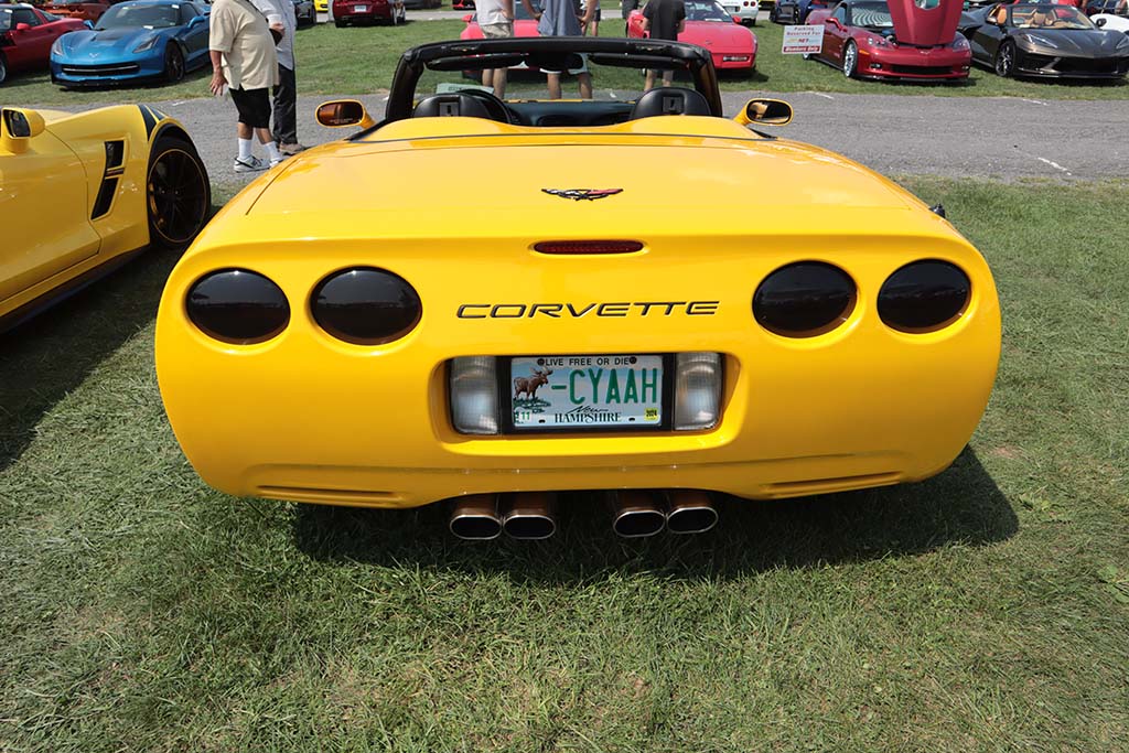 Corvette Vanity Plates at Carlisle 2024