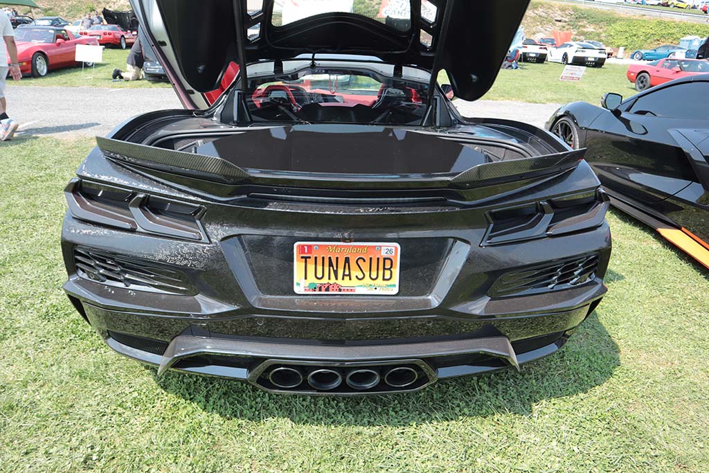 Corvette Vanity Plates at Carlisle 2024