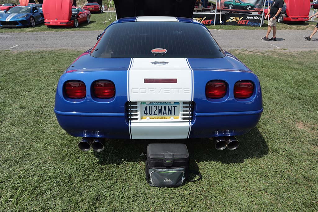 Corvette Vanity Plates at Carlisle 2024