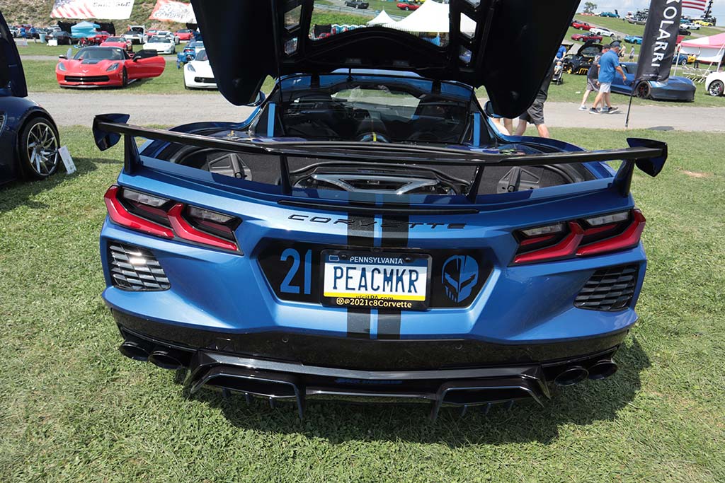 Corvette Vanity Plates at Carlisle 2024