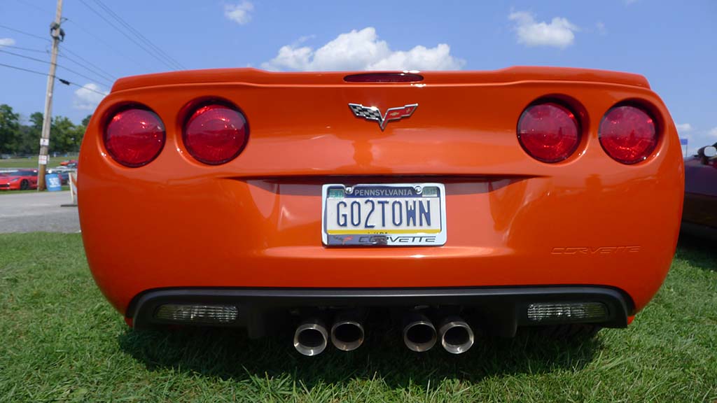 Corvette Vanity Plates at Carlisle 2024
