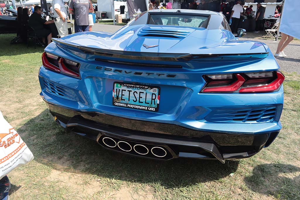 Corvette Vanity Plates at Carlisle 2024