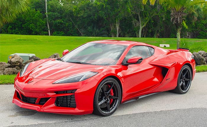 Corvettes for Sale: 2024 Corvette E-Ray Coupe on Bring a Trailer