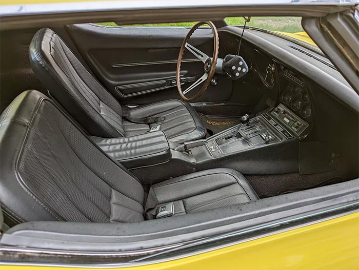 Corvettes for Sale: Safari Yellow 1968 Corvette with a Matching Numbers 327 V8 Offered on eBay