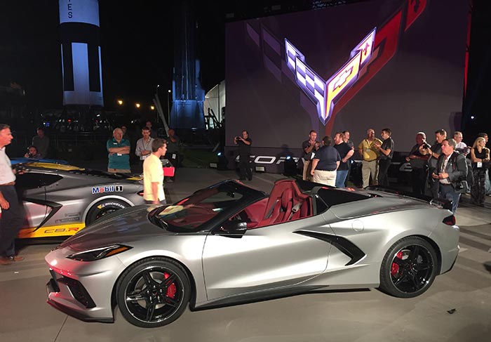 C8 Corvette Convertible Revealed at Cape Canaveral