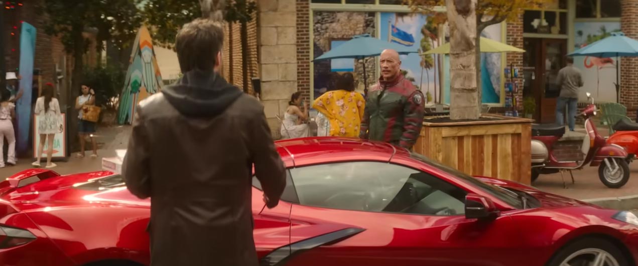 Red C8 Corvette Featured in Upcoming Red One Christmas Movie