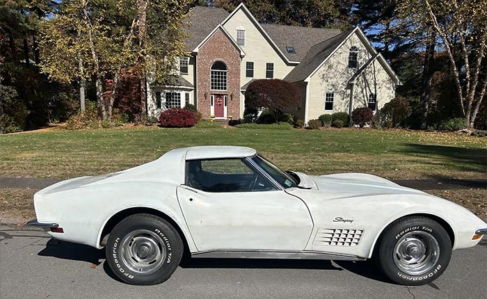 Corvettes for Sale: Matching-Numbers Barn Find 1971 Corvette on eBay