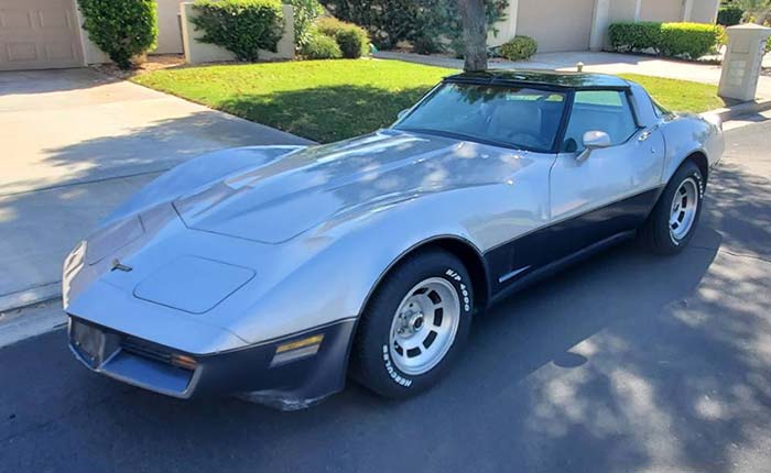 Corvettes for Sale: Two-Tone 1981 Corvette with a 4-Speed Manual Transmission on Craigslist