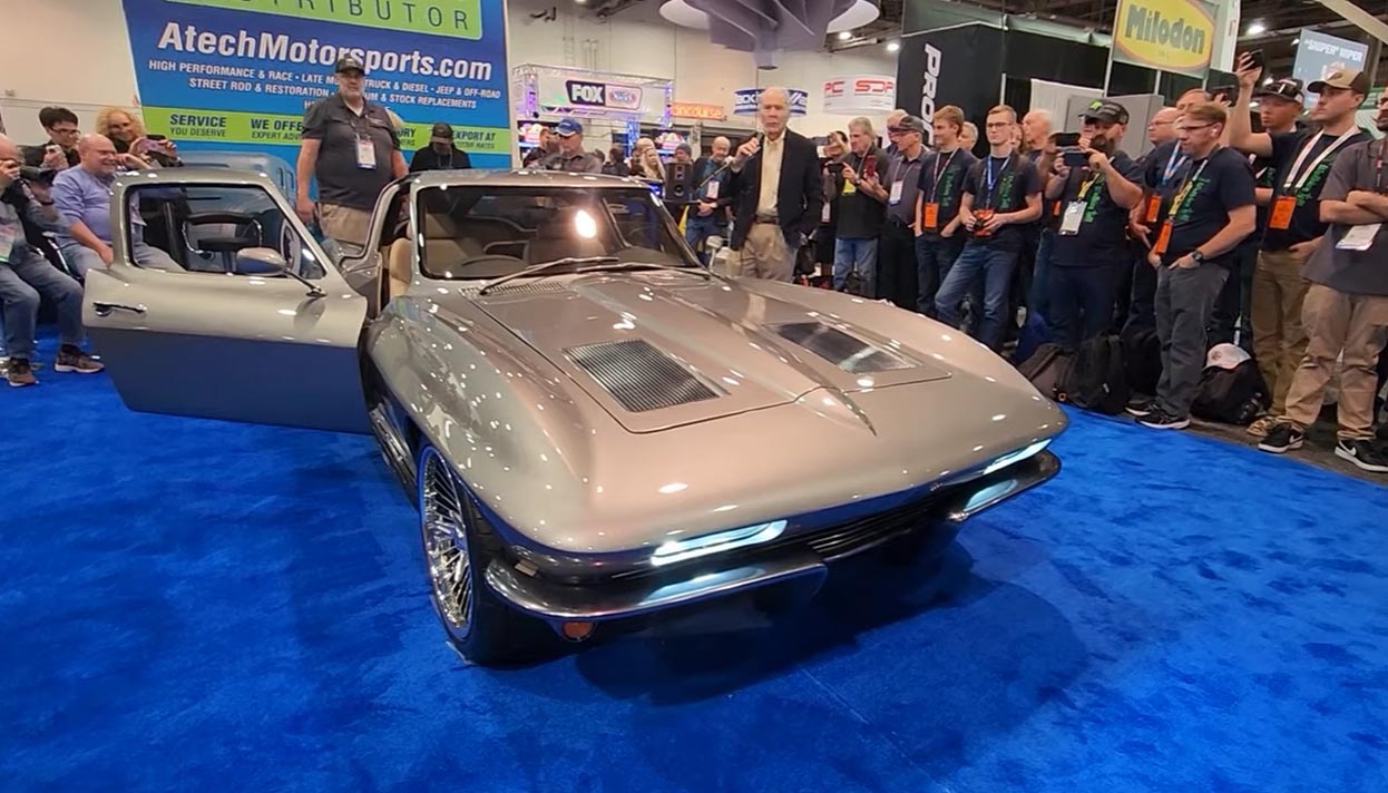 [VIDEO] Peter Brock Unveils his Studio Concept Corvette at SEMA 2024