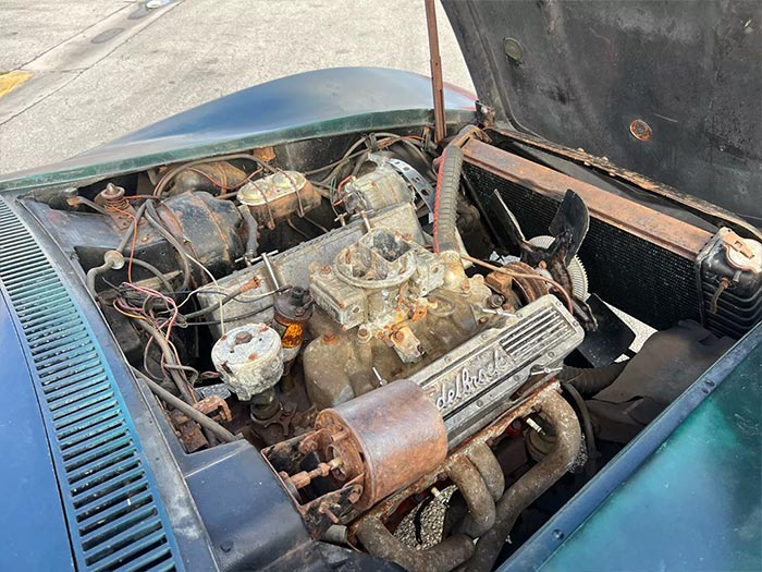 Corvettes for Sale: Barn Find 1969 Corvette Convertible Offered on eBay