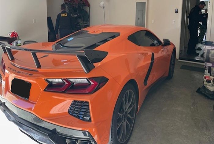 [STOLEN] CHP Arrests Man and Recovers Three Stolen Vehicles including a C8 Corvette Stingray