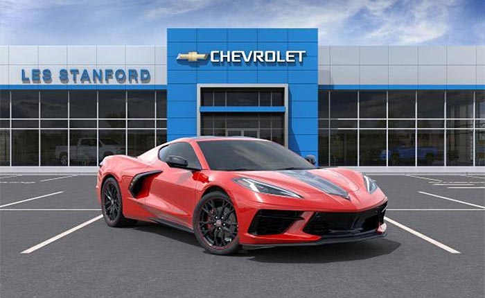 Save Over $17,000 on this New 2024 Corvette Stingray Coupe at Les Stanford Chevrolet