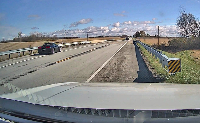 C5 Corvette Driver Contemplates Running after Accident