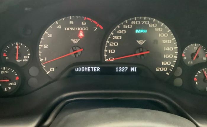 Corvettes for Sale: One-Owner 2004 Corvette Convertible with Only 1,327 Original Miles